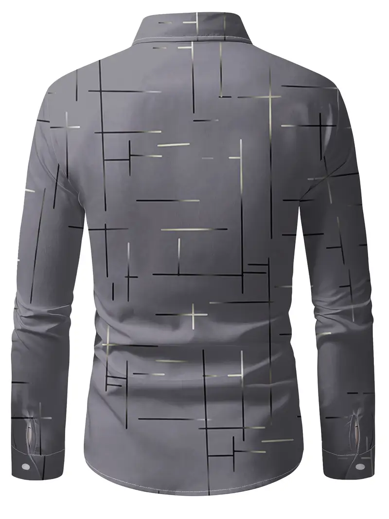 Nerio - Langarmhemd Mit Geometrischem Drucken - Image 16