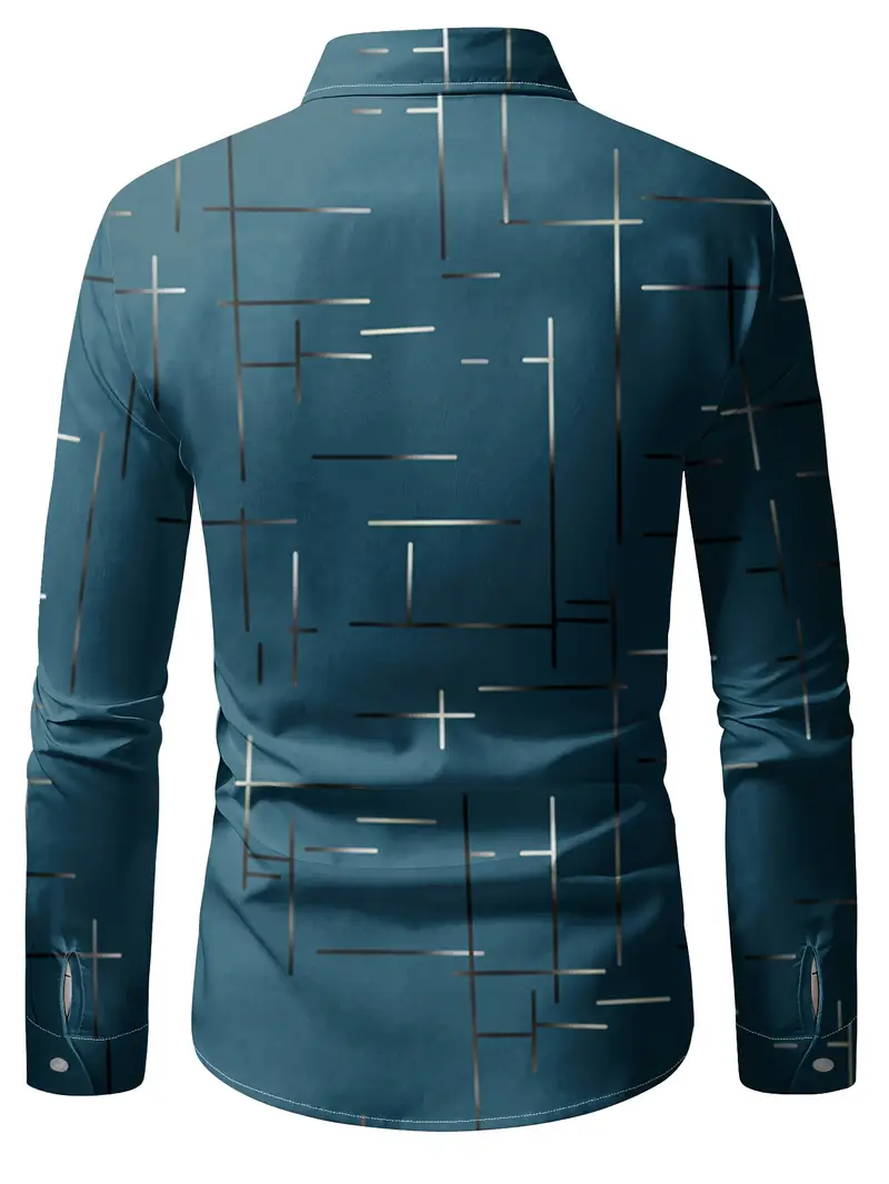 Nerio - Langarmhemd Mit Geometrischem Drucken - Image 19