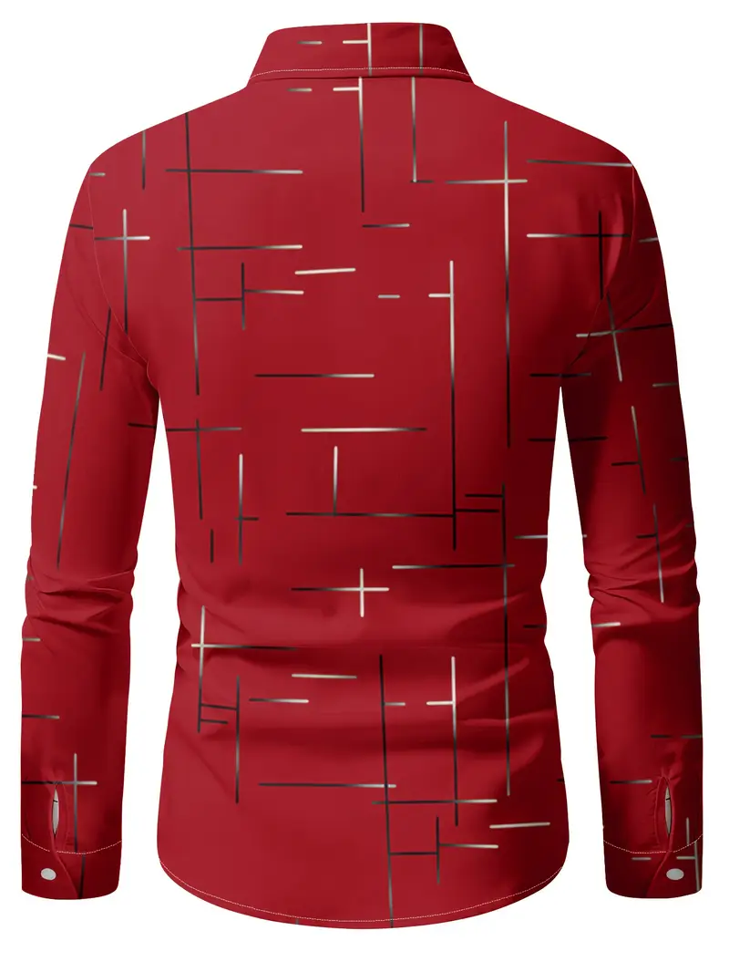 Nerio - Langarmhemd Mit Geometrischem Drucken - Image 7