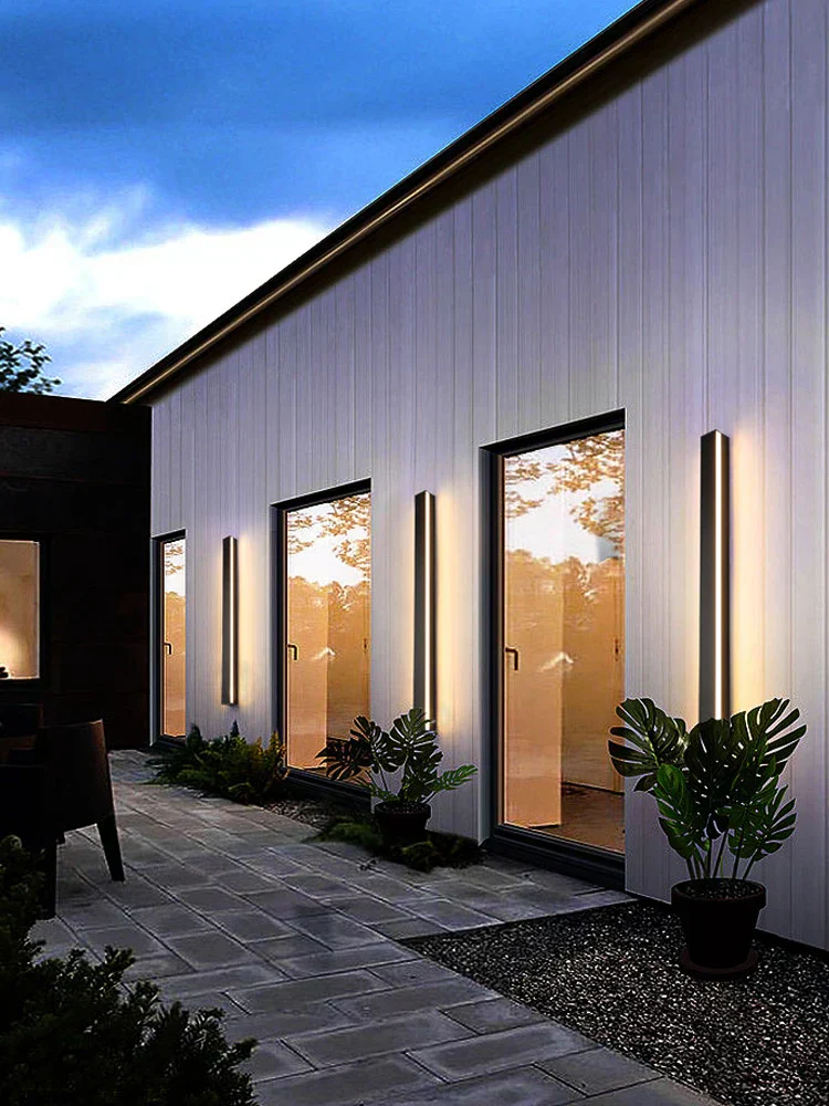 NeroEdge SleekLine Wasserdichte LED Wandleuchte – Moderne Außenlampe in Schwarz - Image 2