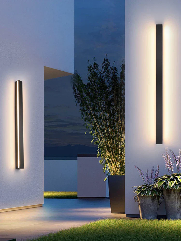 NeroEdge SleekLine Wasserdichte LED Wandleuchte – Moderne Außenlampe in Schwarz - Image 4