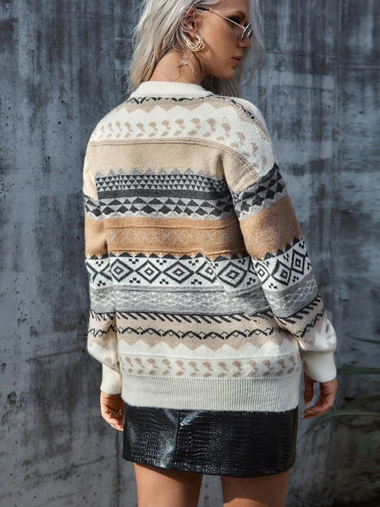 Neutraler Azteken-Pullover - Image 2
