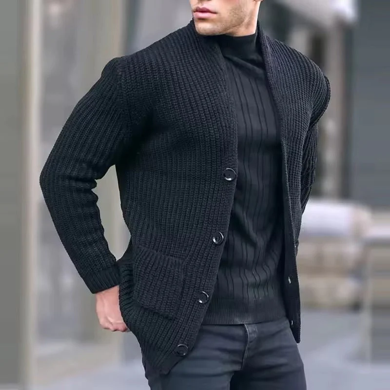 NILS - STRICKJACKE AUS DICKEM GEWIRKE - Image 2