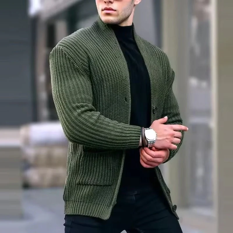 NILS - STRICKJACKE AUS DICKEM GEWIRKE - Image 3