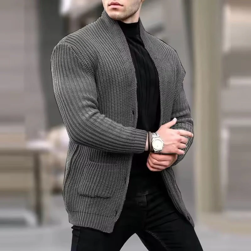 NILS - STRICKJACKE AUS DICKEM GEWIRKE - Image 4