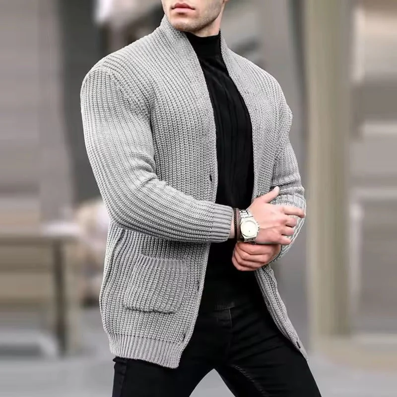 NILS - STRICKJACKE AUS DICKEM GEWIRKE - Image 5