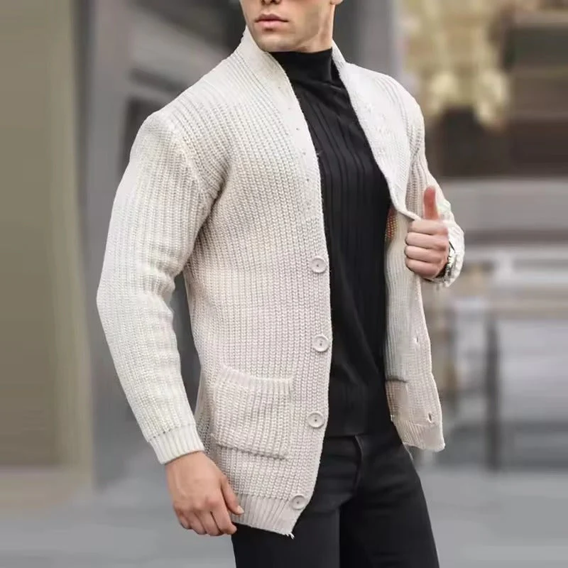 NILS - STRICKJACKE AUS DICKEM GEWIRKE - Image 6