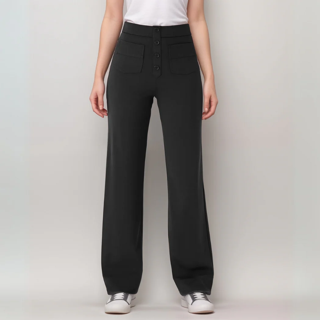 Nina | Elastische Hose mit hoher Taille