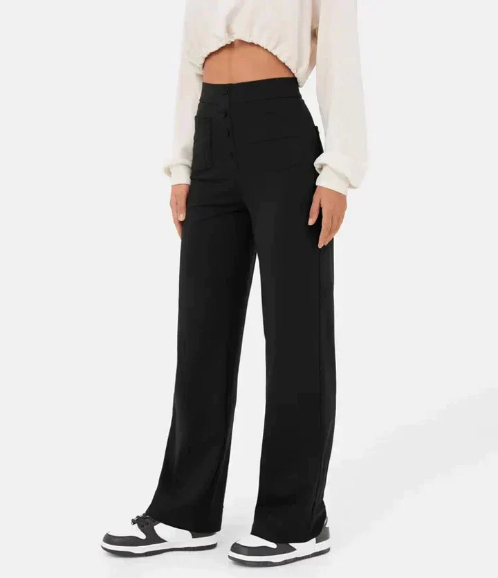 Nina | Elastische Hose mit hoher Taille - Image 17