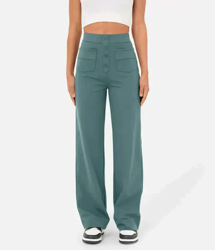 Nina | Elastische Hose mit hoher Taille - Image 19