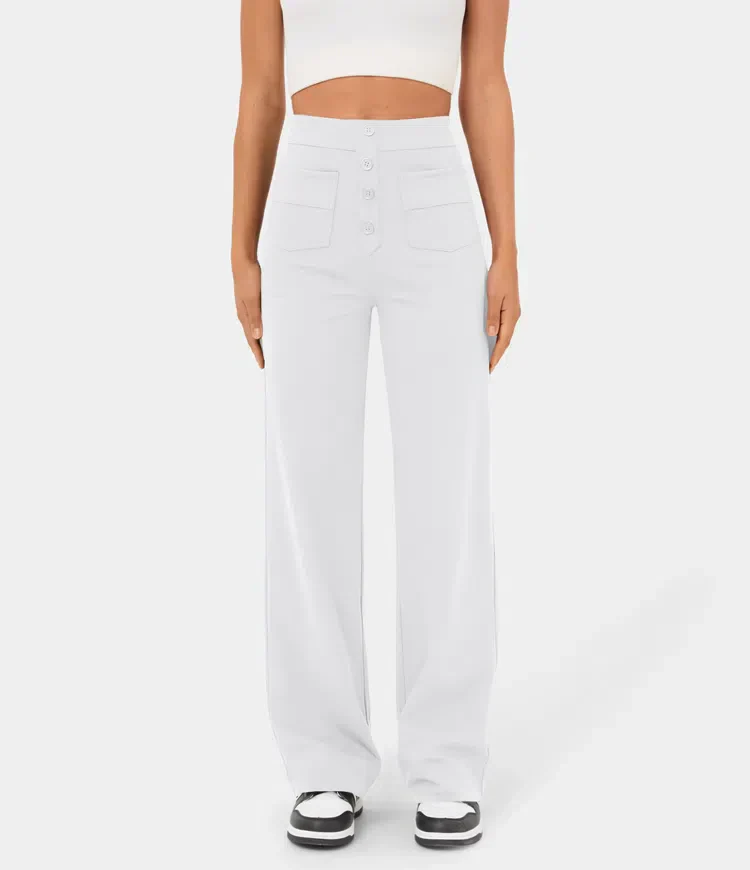 Nina | Elastische Hose mit hoher Taille - Image 23