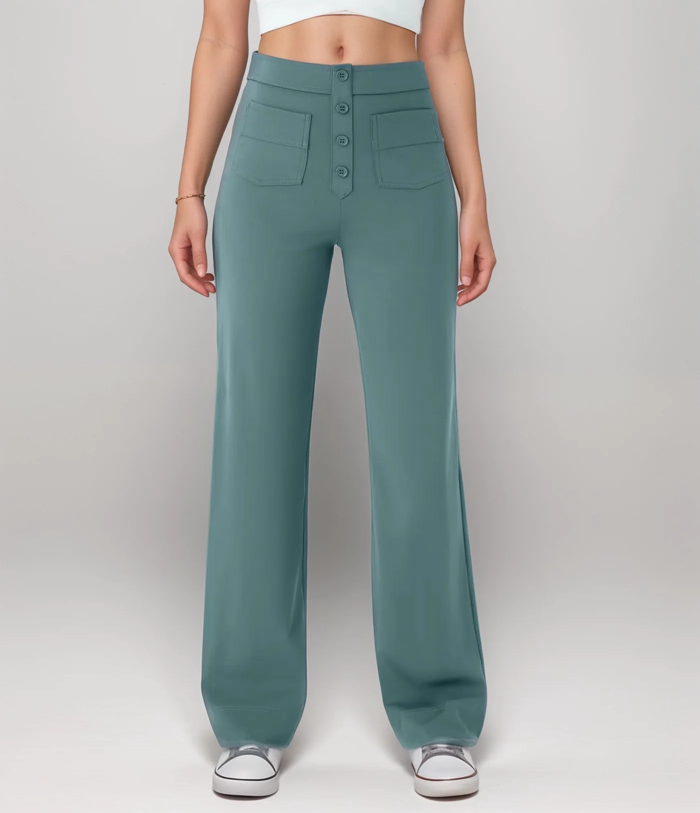 Nina | Elastische Hose mit hoher Taille - Image 5