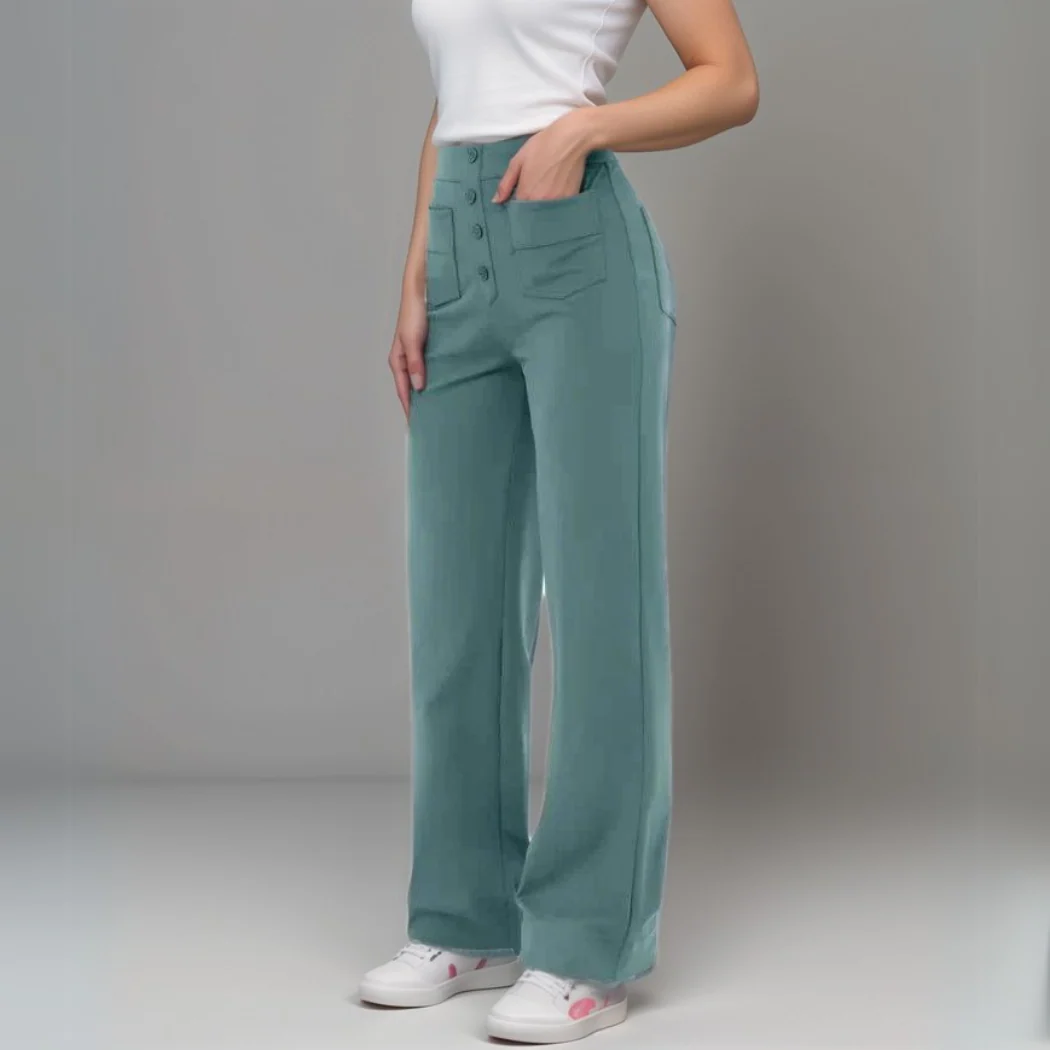 Nina | Elastische Hose mit hoher Taille - Image 6