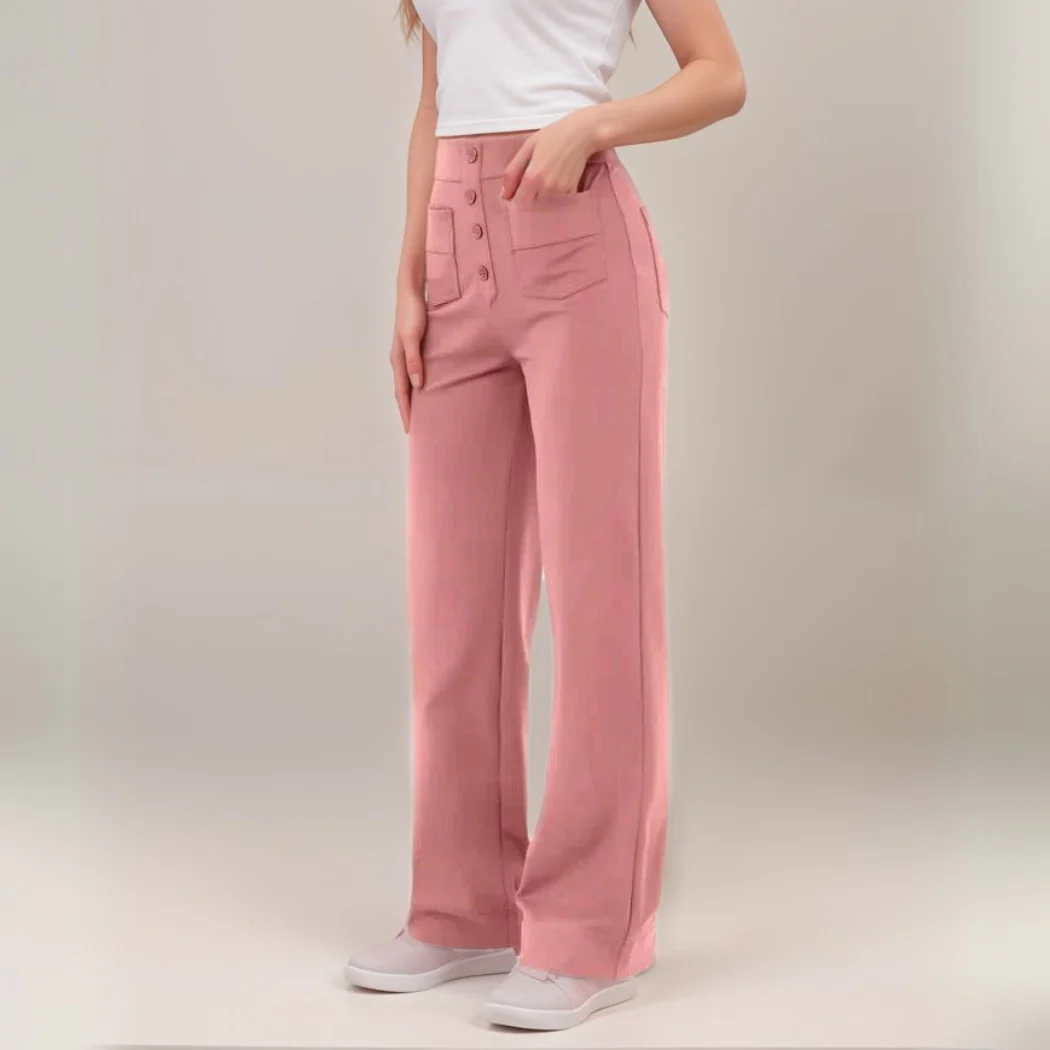 Nina | Elastische Hose mit hoher Taille - Image 7