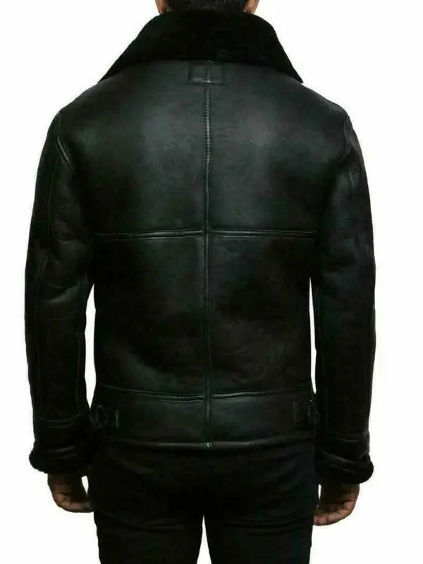 Noah | Elegante Lederjacke für Herren Mit Fell Winter - Image 2