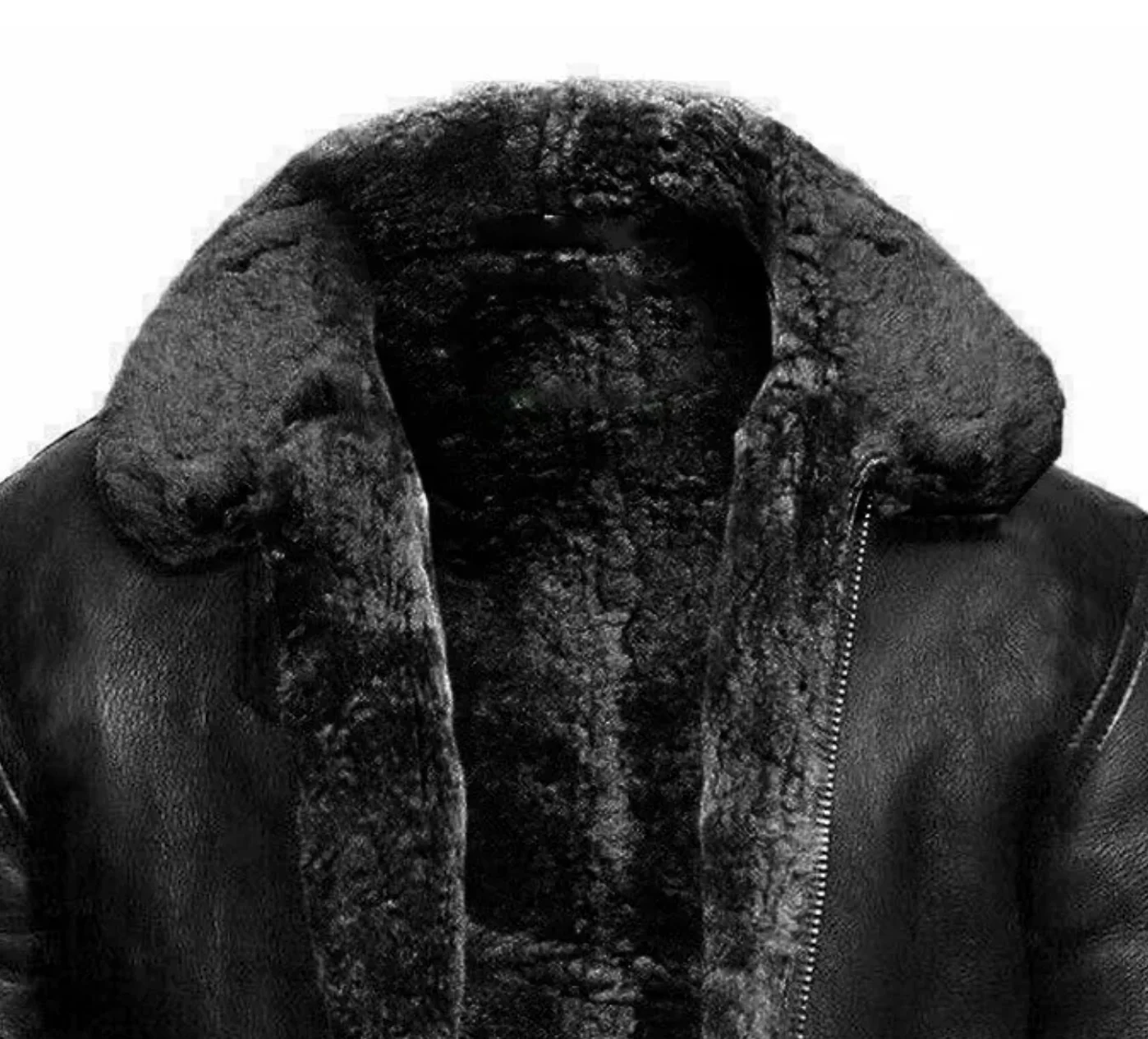 Noah | Elegante Lederjacke für Herren Mit Fell Winter - Image 3