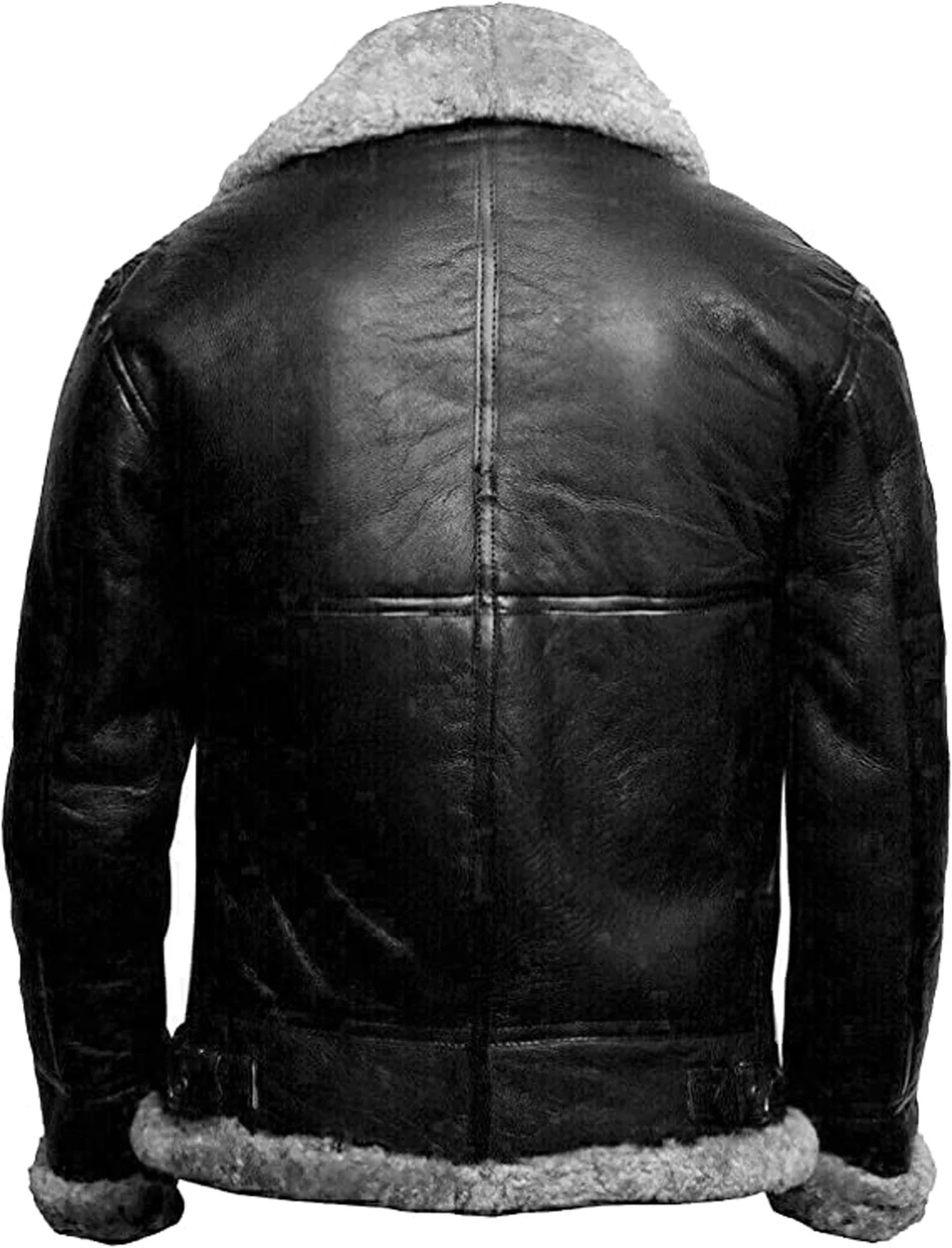 Noah | Elegante Lederjacke für Herren Mit Fell Winter - Image 4
