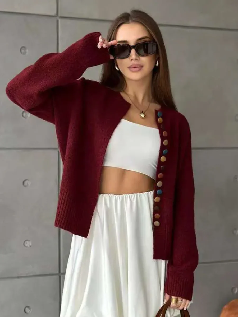 Noelle | Knopf-Akzent-Cardigan - Image 2