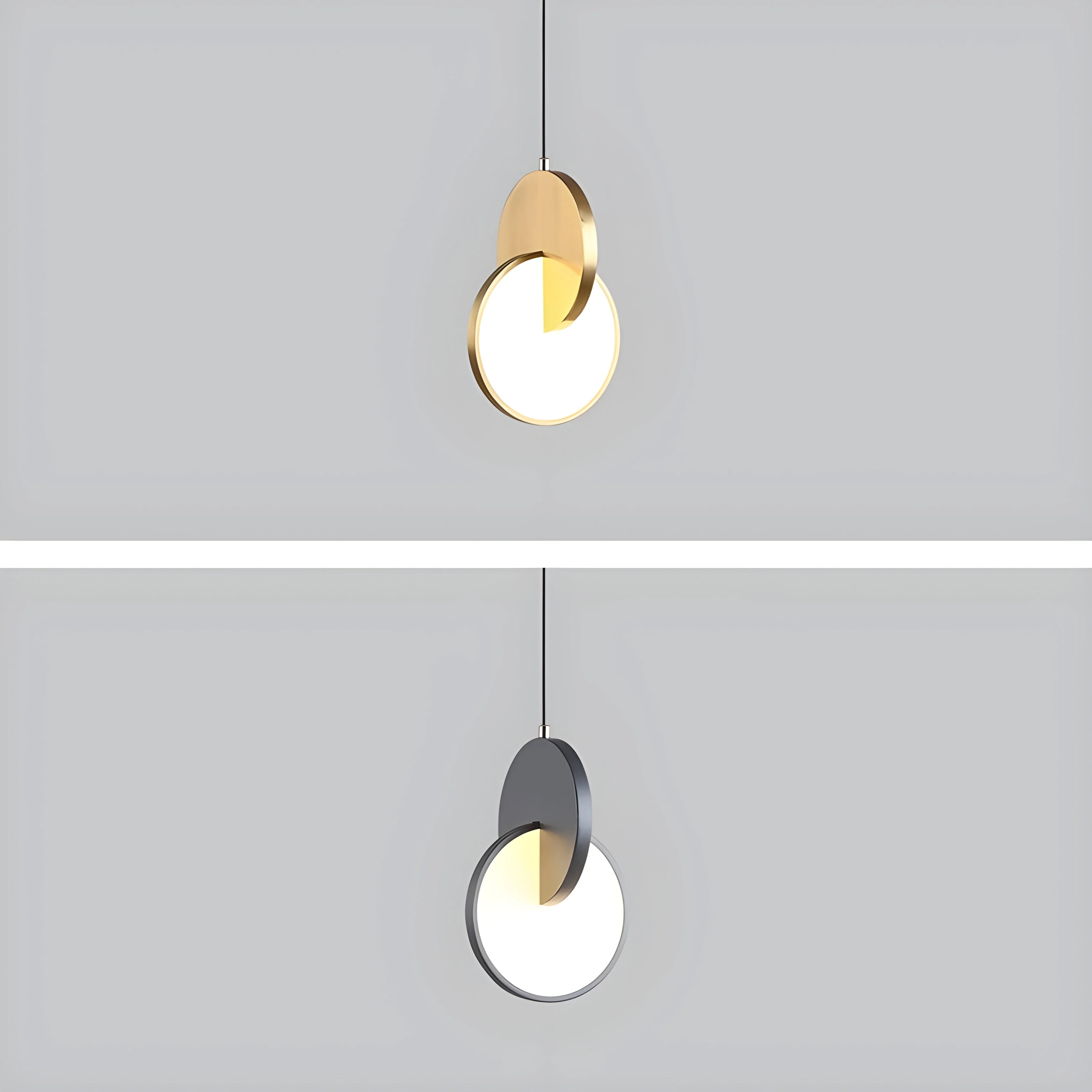 NordicGlow – Moderne skandinavische LED-Pendellampe mit rundem Rahmen und warmem Glühen - Image 10