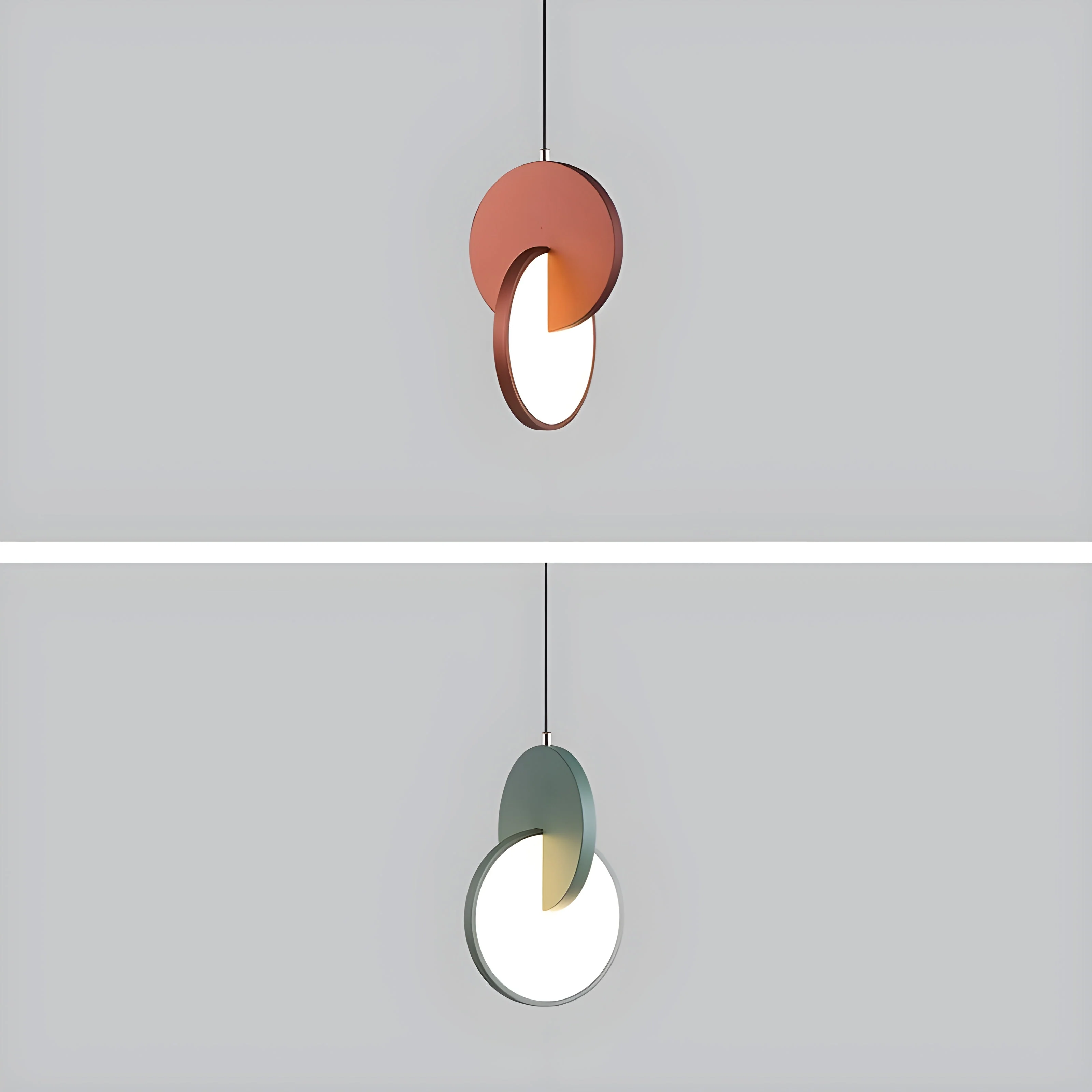 NordicGlow – Moderne skandinavische LED-Pendellampe mit rundem Rahmen und warmem Glühen - Image 11