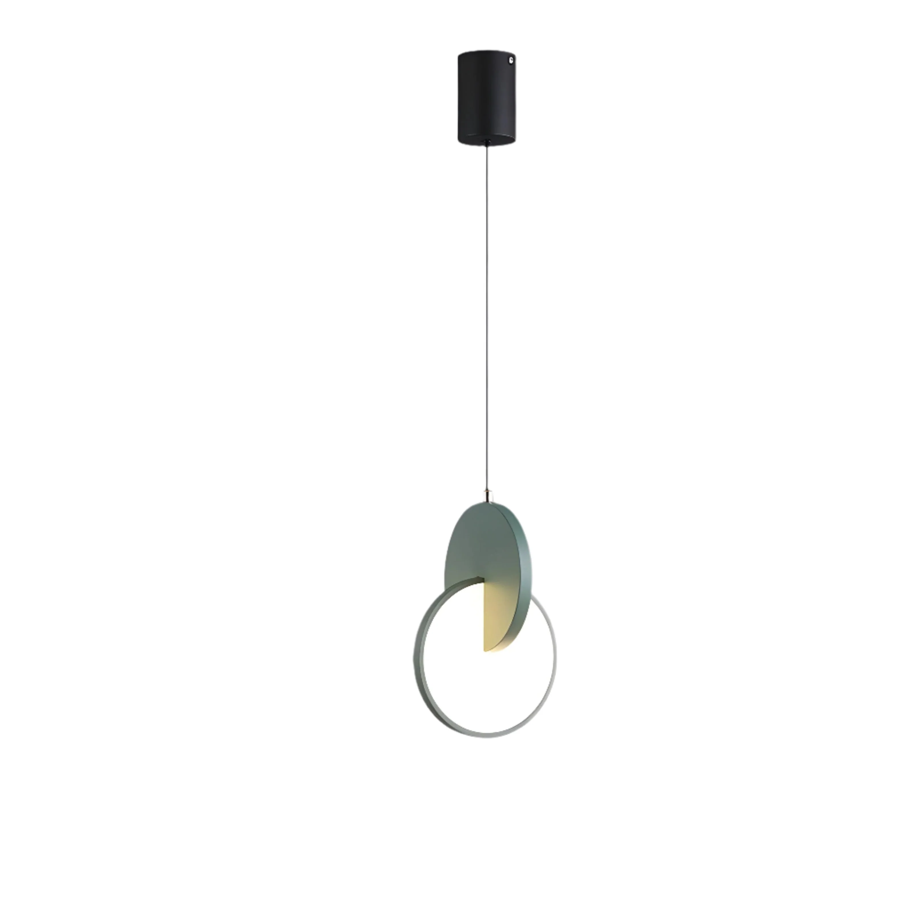 NordicGlow – Moderne skandinavische LED-Pendellampe mit rundem Rahmen und warmem Glühen - Image 12
