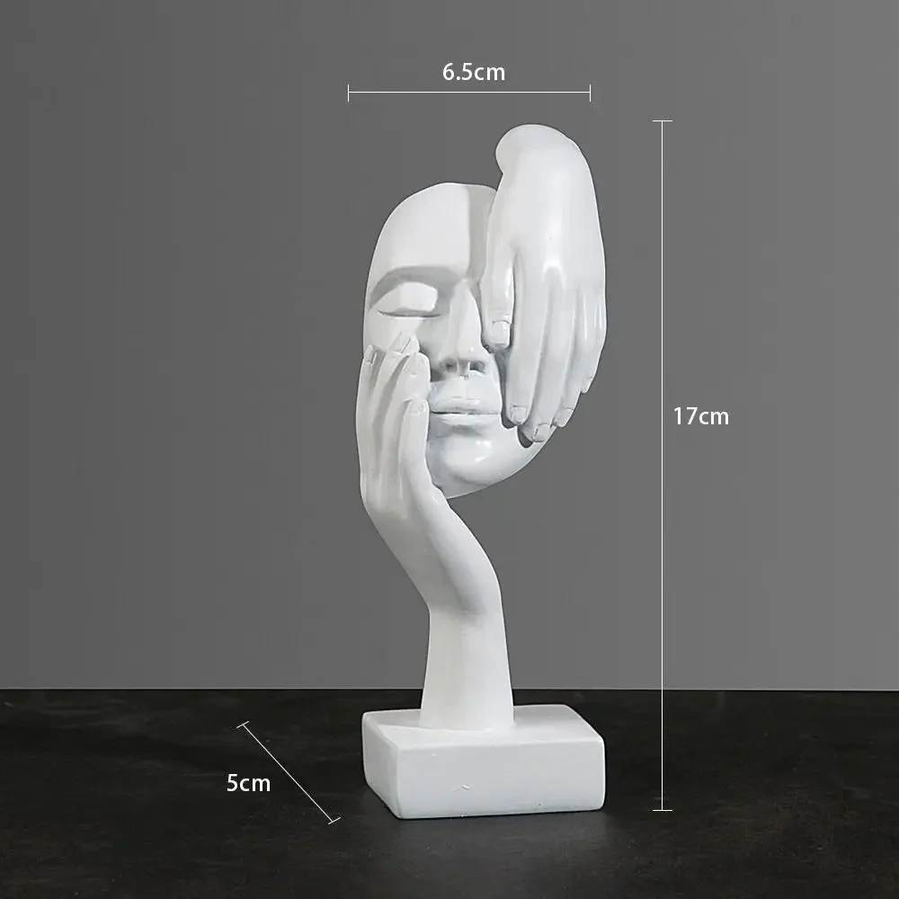 NordicMuse Abstrakte Gesichts Skulptur - Image 10