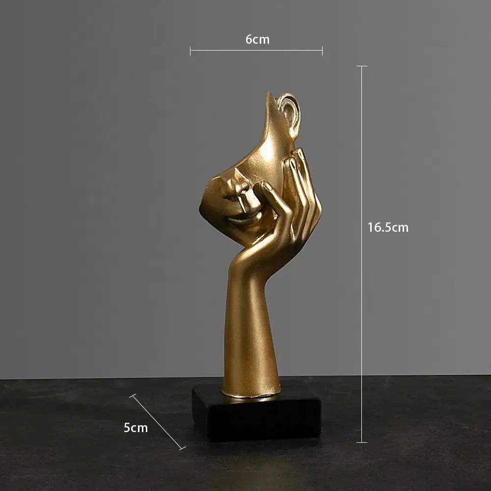 NordicMuse Abstrakte Gesichts Skulptur - Image 11