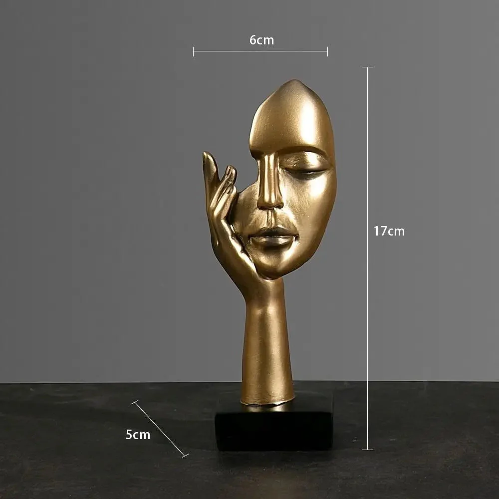NordicMuse Abstrakte Gesichts Skulptur - Image 12