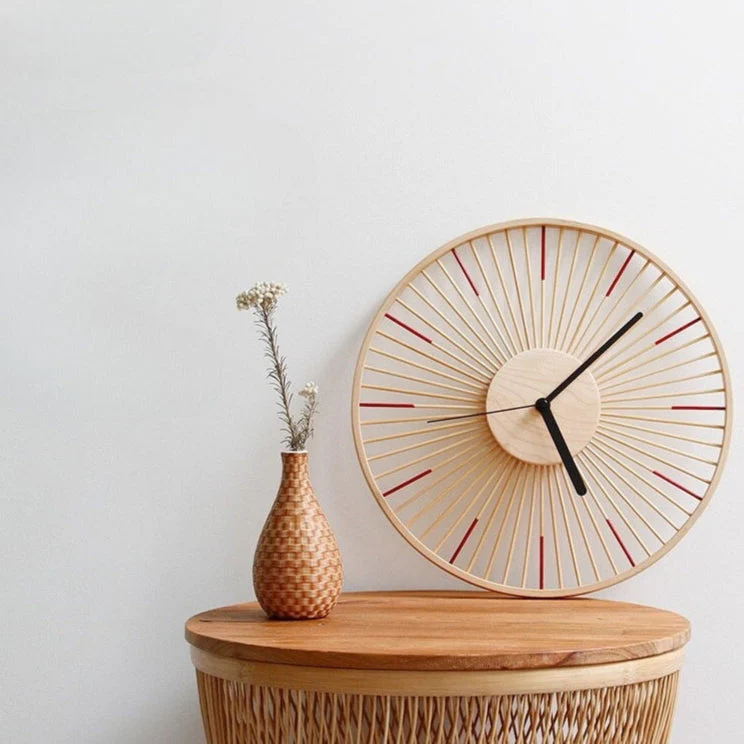 NordicSilence Bambusuhr – Minimalistisches Design mit geräuschlosem Uhrwerk - Image 2