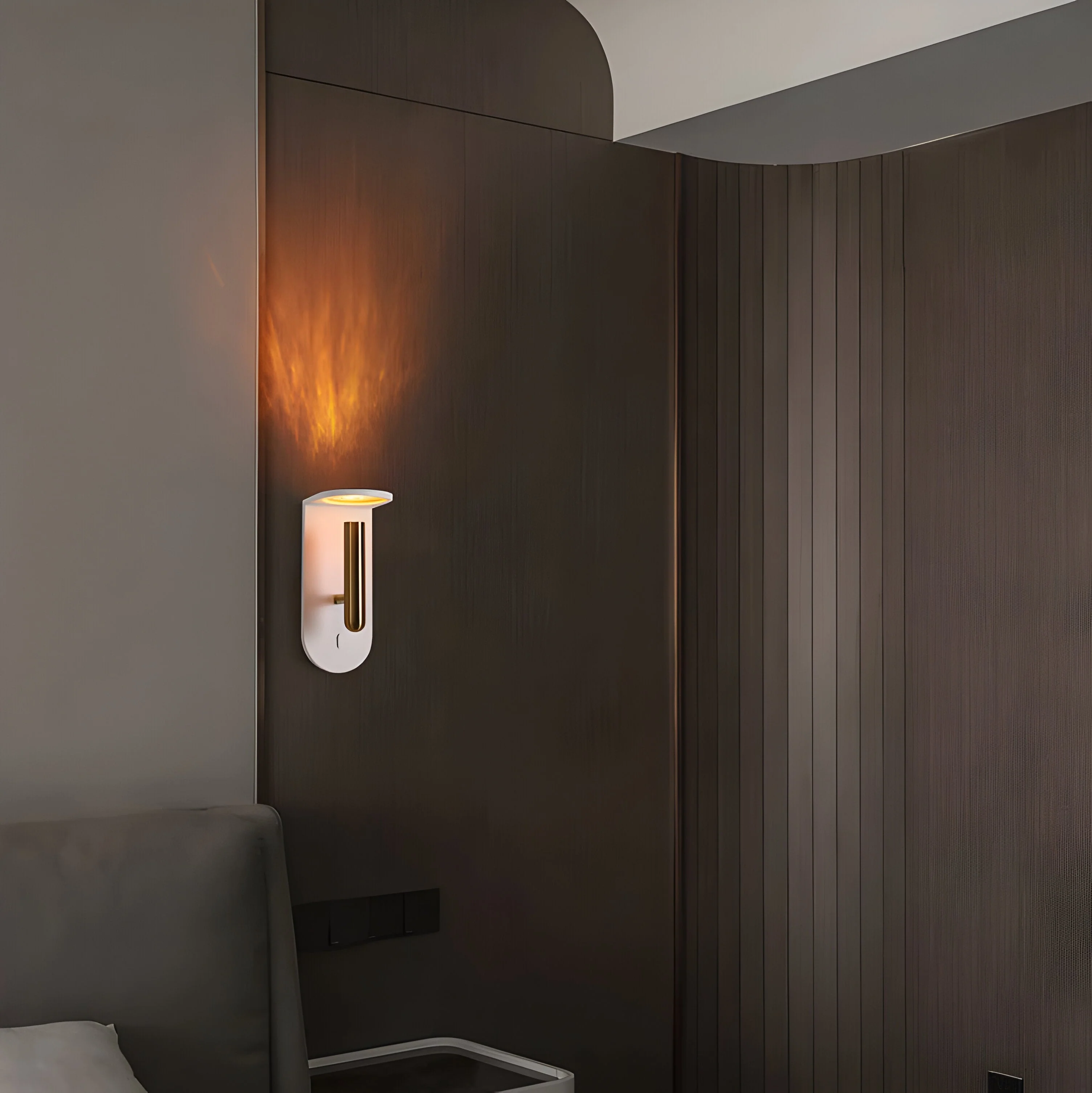 NordiFlame – Einstellbare nordische LED-Wandleuchte mit Flammeneffekt - Image 6