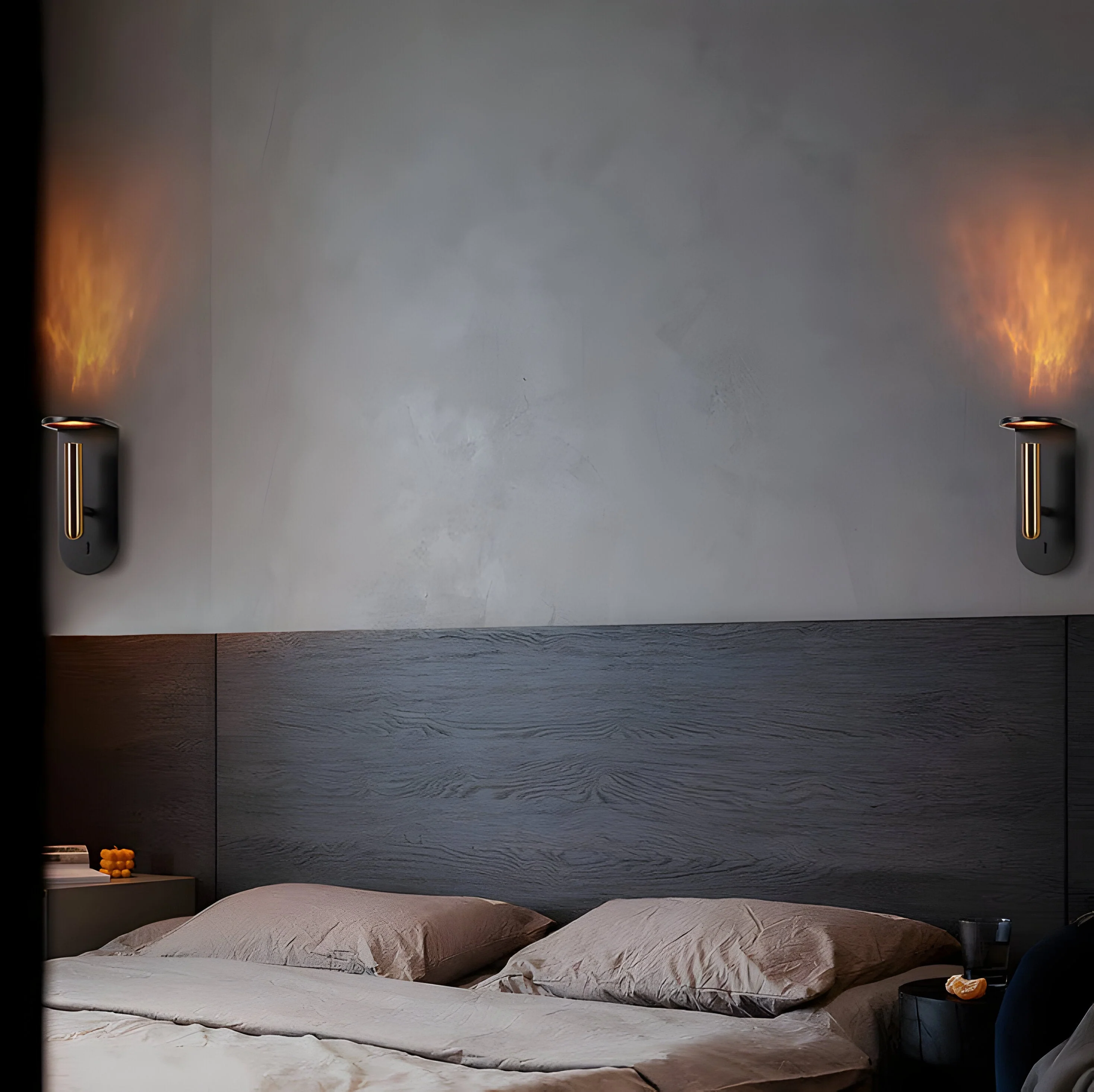 NordiFlame – Einstellbare nordische LED-Wandleuchte mit Flammeneffekt - Image 7