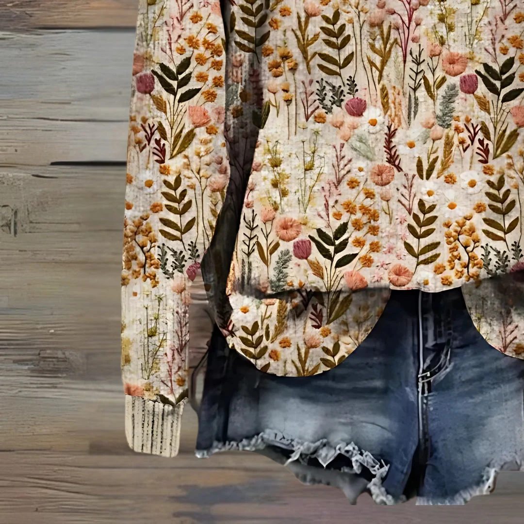 Nova™ | Bequemer geblümter Pullover - Image 2