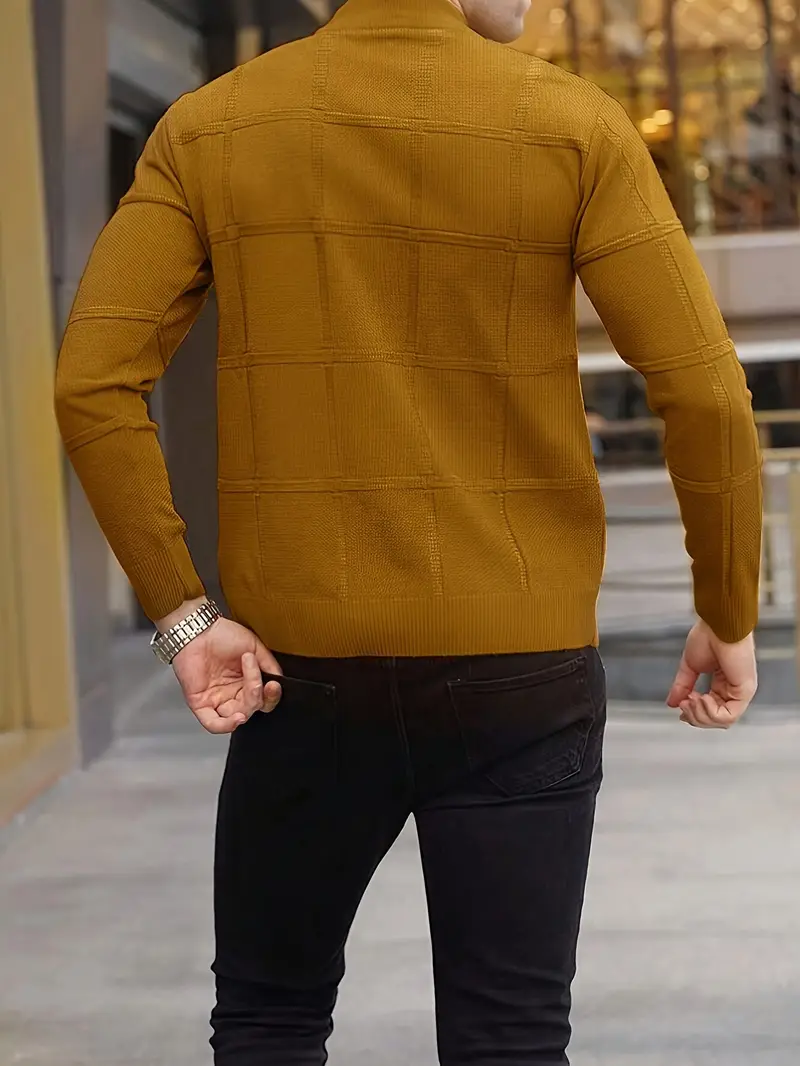 Nunzio - Komfortabel Gestrickt Rollkragen Pullover