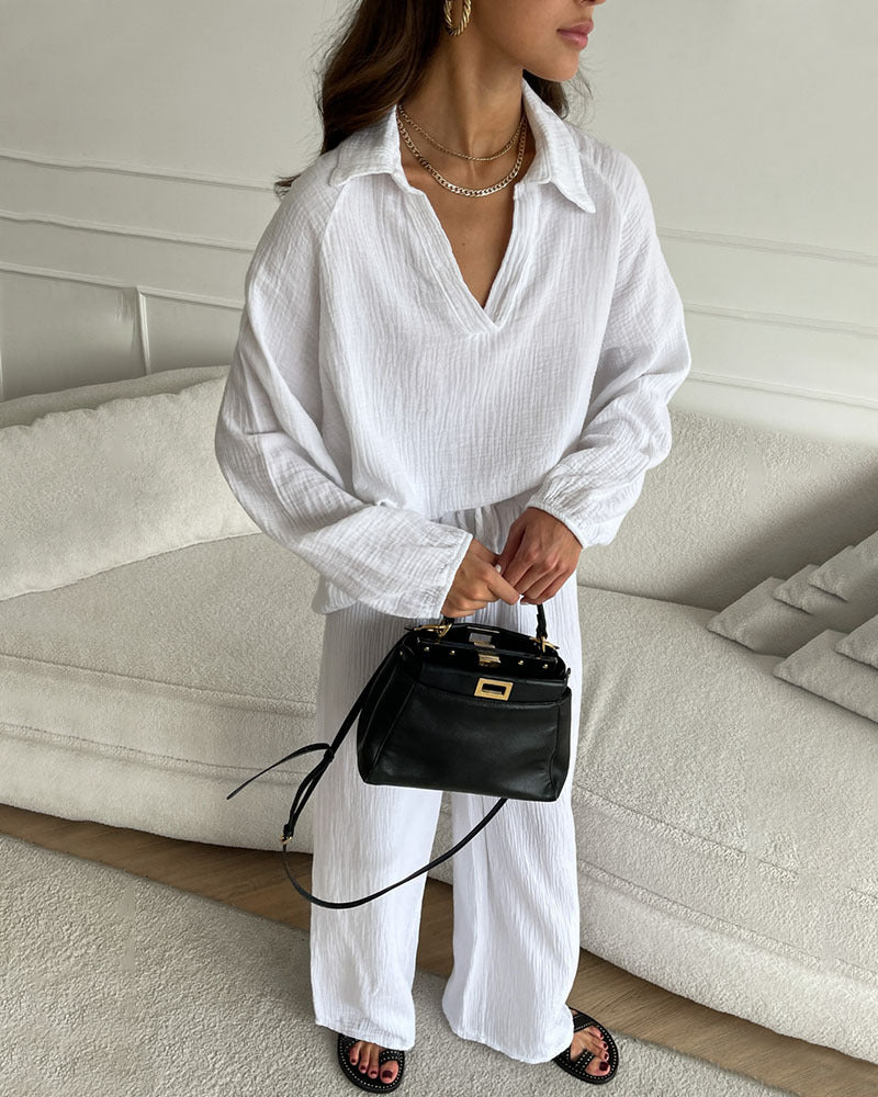NURSEL - KOMBINATION AUS BLUSE UND WEITER HOSE - Image 2