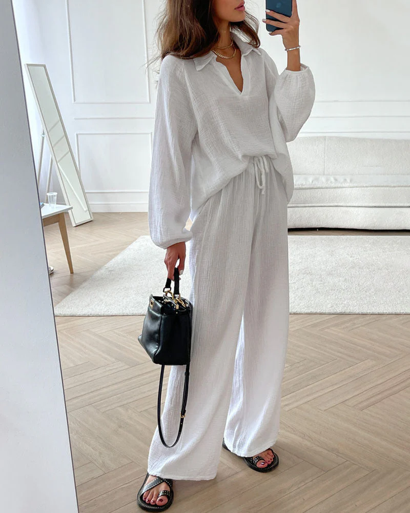 NURSEL - KOMBINATION AUS BLUSE UND WEITER HOSE - Image 7