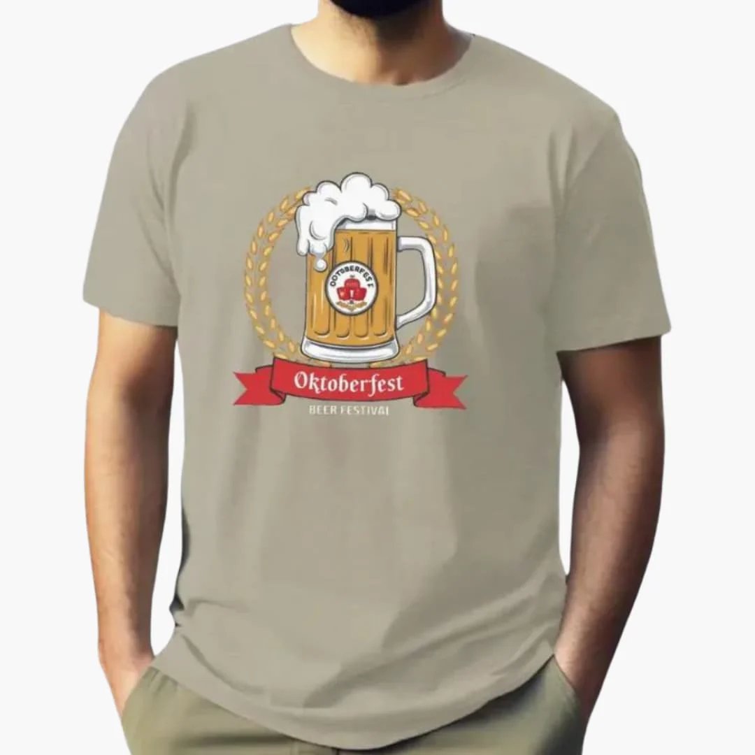 Oktoberfest 2025 Motiv T-Shirt für Herren - Image 3