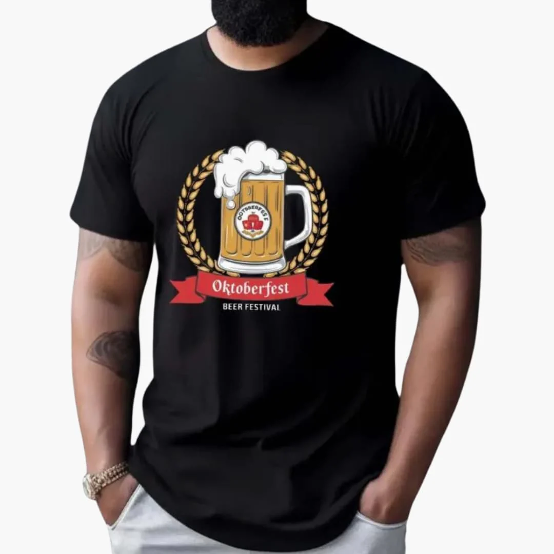 Oktoberfest 2025 Motiv T-Shirt für Herren - Image 5