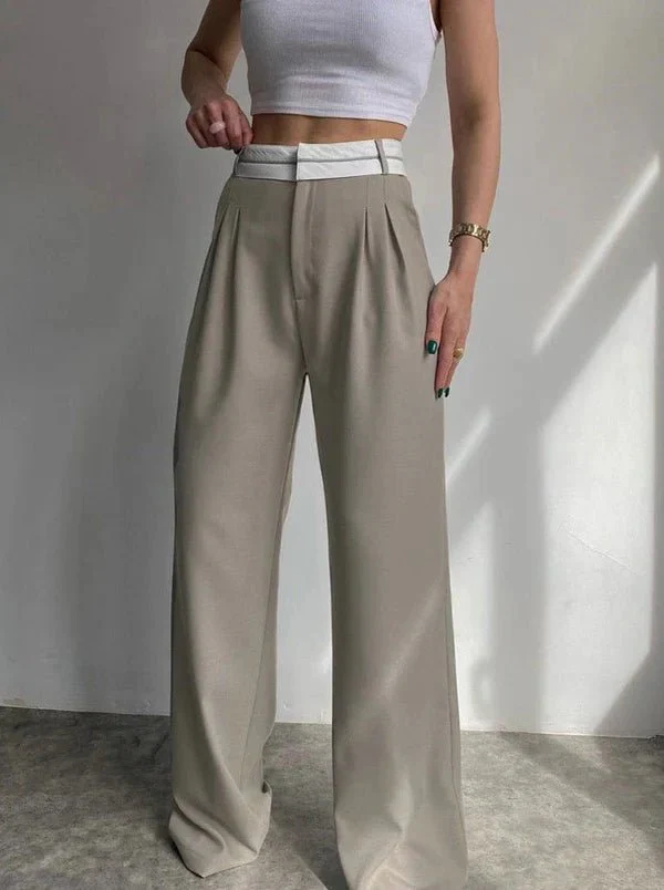 Olga Hochtaillierte Hose mit Weitem Bein - Image 3
