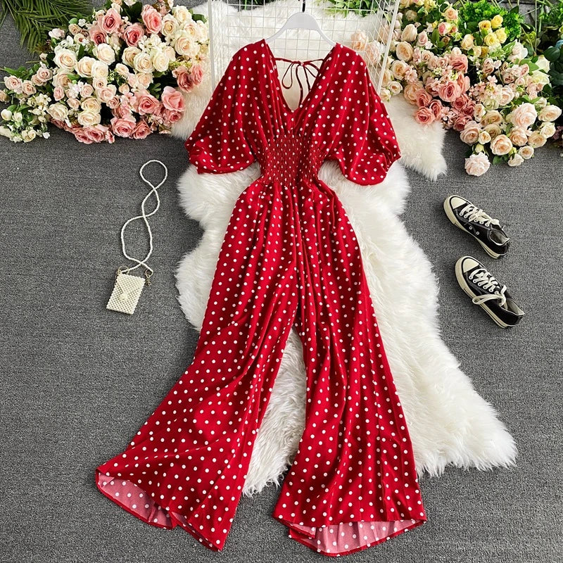 OLIVIA - Jumpsuit mit Tupfenmuster - Image 2