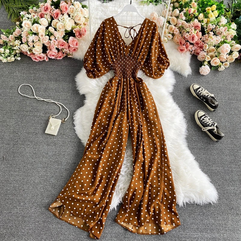 OLIVIA - Jumpsuit mit Tupfenmuster - Image 4