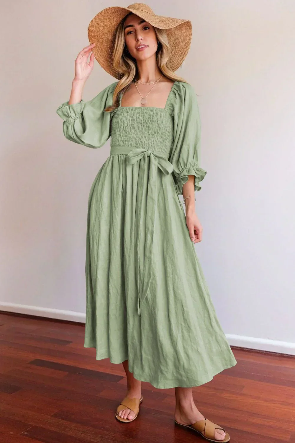 Ophelia | Französisches Kleid Mit Rüschenärmeln - Image 13