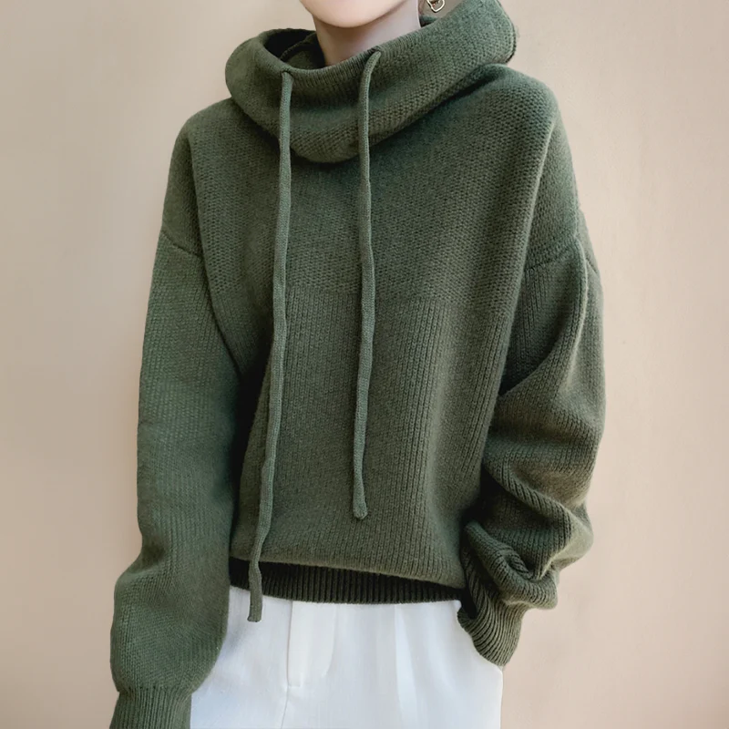 Ophelia® | Oversize Kapuzenpullover Strick - Image 3