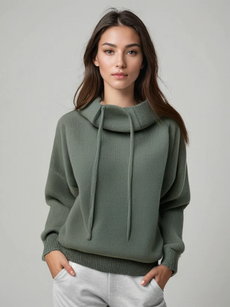 Ophelia® | Oversize Kapuzenpullover Strick - Image 4