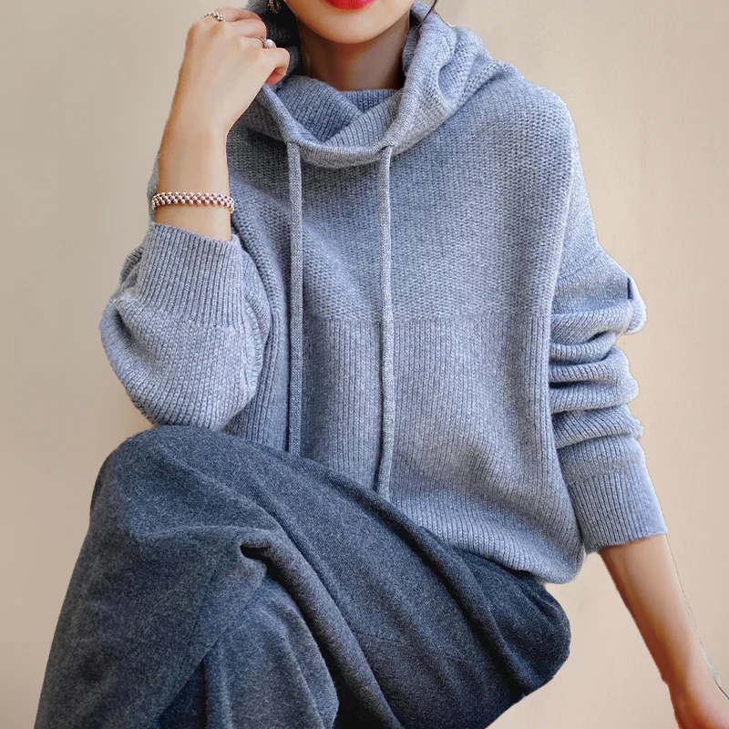 Ophelia® | Oversize Kapuzenpullover Strick - Image 5