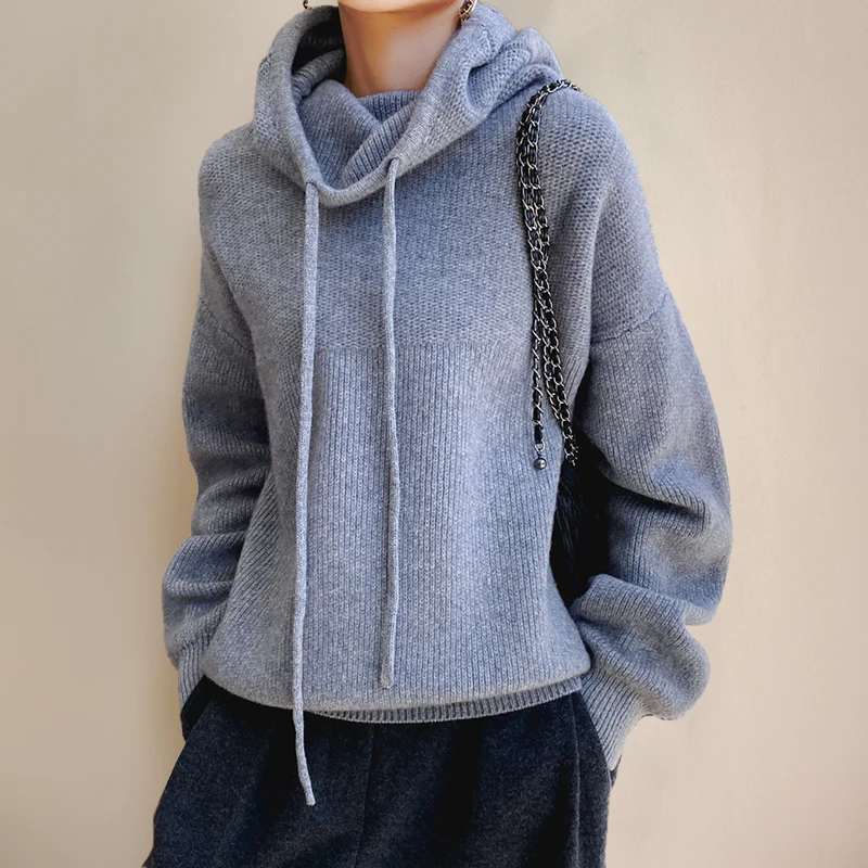 Ophelia® | Oversize Kapuzenpullover Strick - Image 8