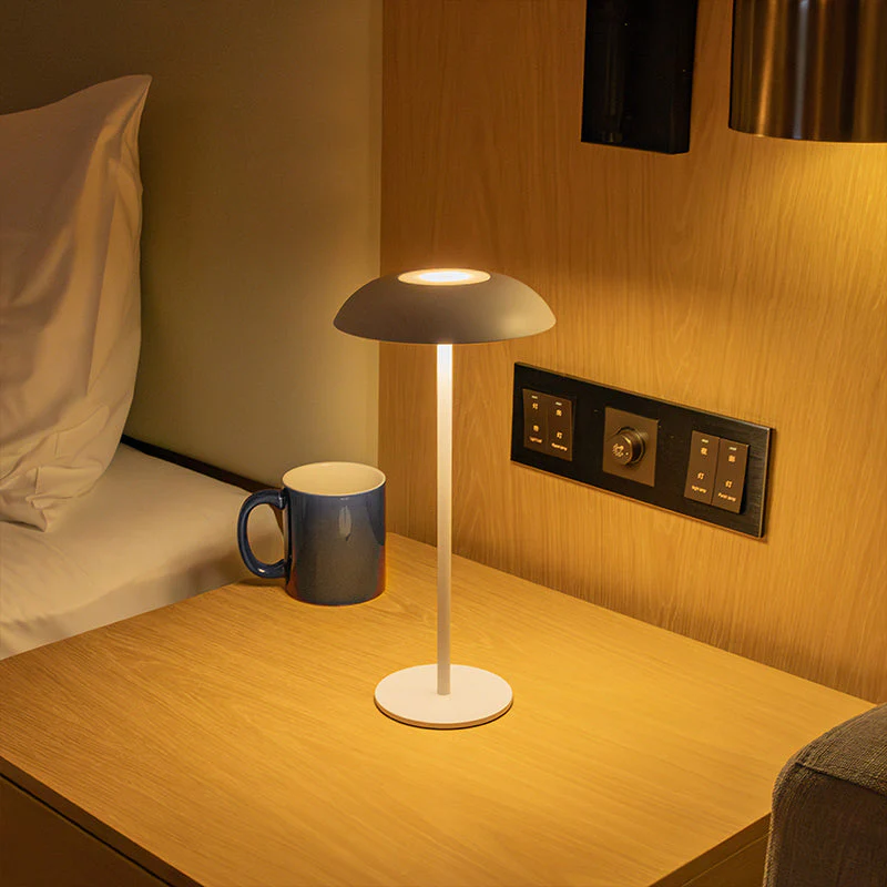 Orbella kabellose LED-Tischlampe mit Touchsteuerung – Elegantes rundes modernes Design - Image 2