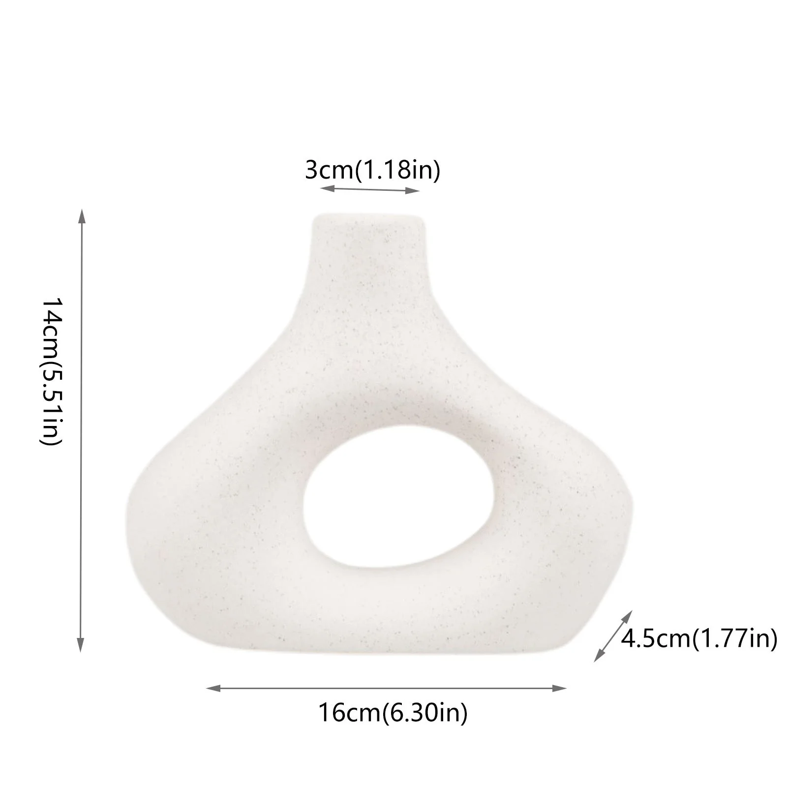 Orbiform Keramikvase – Modernes minimalistisches rundes Design - Image 6