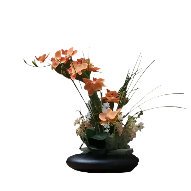 OrchidElegance künstliches Orchideensortiment – Lebensechte Blumenarrangement in einer modernen Vase - Image 7