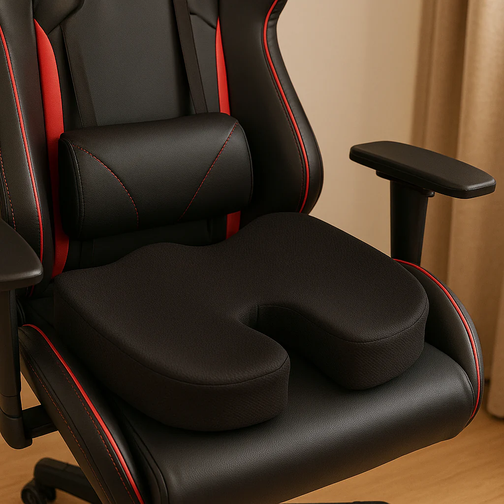 OrthoCool | Ergonomisches Memory Foam Sitzkissen mit U-Form Design - Image 2