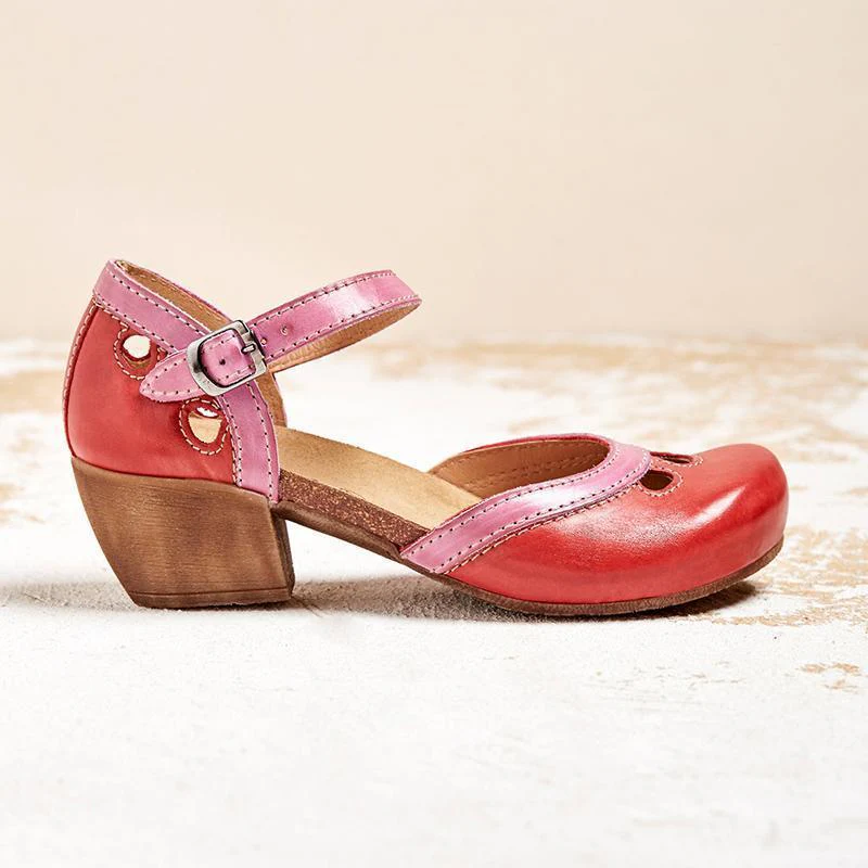 Orthopädische flache Damensandalen mit niedrigem Absatz für optimalen Komfort - Image 3
